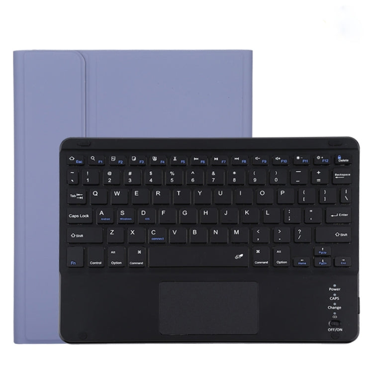 TG11BC Custodia tablet staccabile in pelle microfibra Bluetooth con tastiera nera per iPad Pro 11 pollici (2020), con touchpad, slot per penna e supporto, Black Keyboard