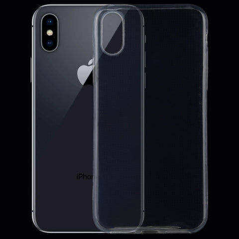 Per iPhone X / XS Custodia trasparente ultrasottile in TPU, iPhone X / XS (U)