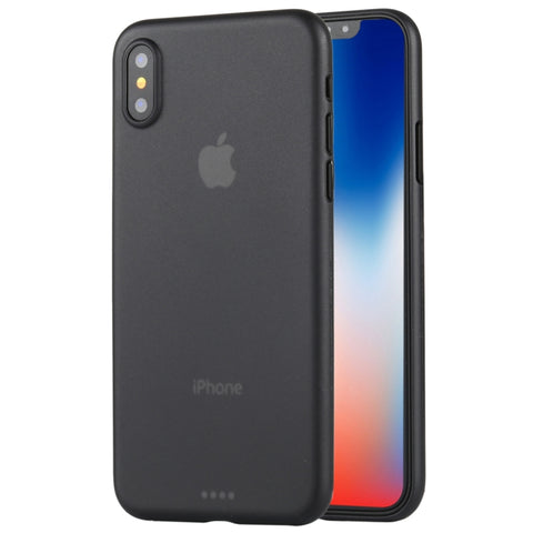 Per iPhone X / XS Custodia protettiva posteriore protettiva in PP satinato ultrasottile, For X PP
