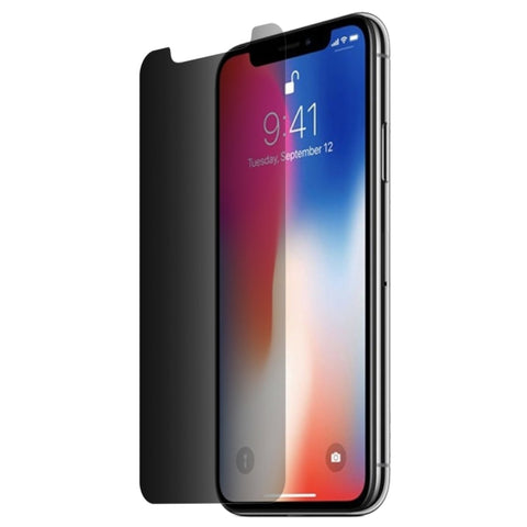 Per iPhone X e XS 0,26 mm 9H 3D schermo non intero Pellicola in vetro temperato antiriflesso altamente trasparente per la privacy, For X & XS(Transparent)