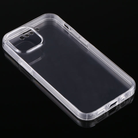 Per iPhone 13 mini PC+TPU Custodia trasparente all-inclusive ultrasottile su entrambi i lati, For iPhone 13 mini
