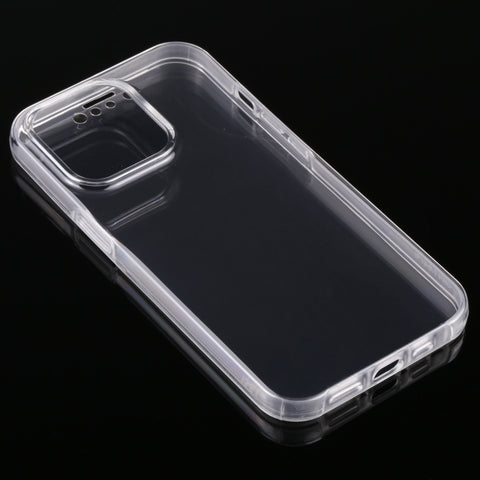 Per iPhone 13 Pro PC+TPU Custodia trasparente all-inclusive ultrasottile su entrambi i lati, For iPhone 13 Pro