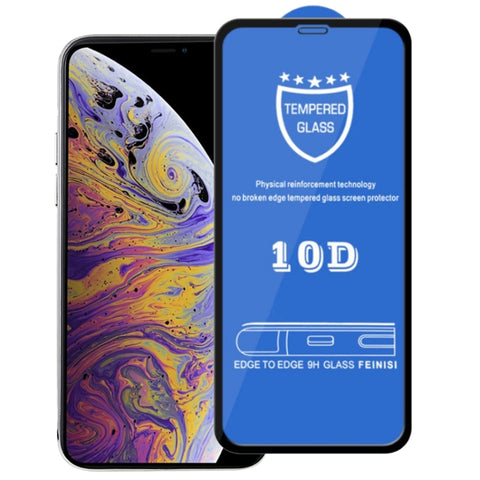 Proteggi schermo in vetro temperato a schermo intero 9H 10D per iPhone XS Max / iPhone 11 Pro Max, For iPhone 11 Pro Max