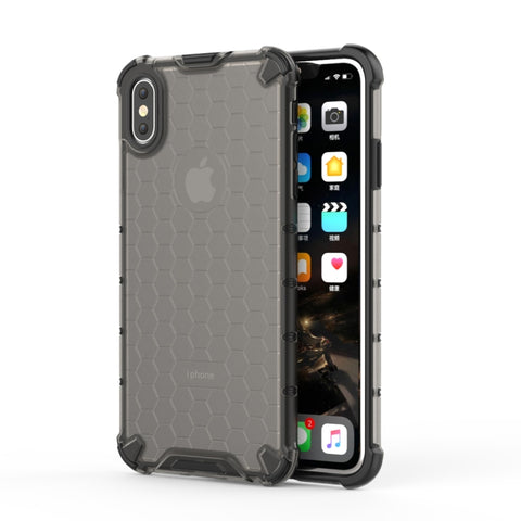 Per iPhone XS Max Custodia protettiva antiurto per PC a nido d'ape + TPU, For iPhone XS Max