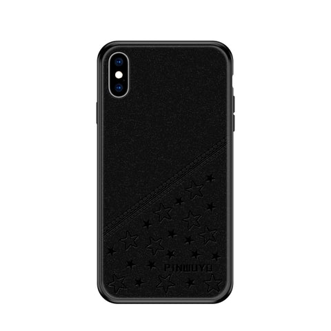 Per iPhone XS Max PINWUYO Custodia impermeabile antiurto per PC + TPU + PU, iPhone XS Max