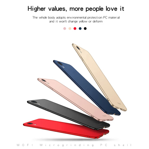 Per iPhone XR MOFI Custodia protettiva ultrasottile a copertura totale per PC satinato, For iPhone XR