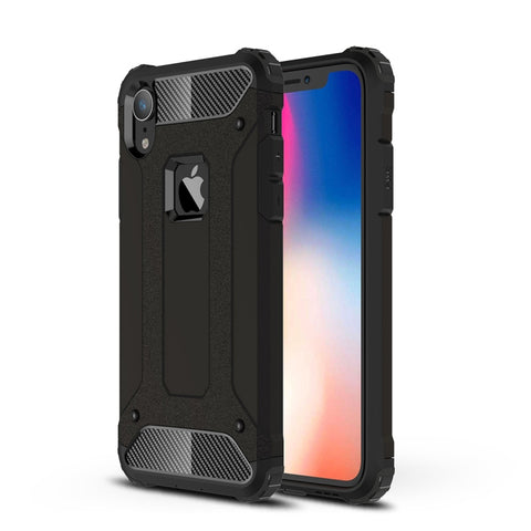 Per iPhone XR Custodia con cover posteriore combinata TPU + PC Armor, For iPhone XR