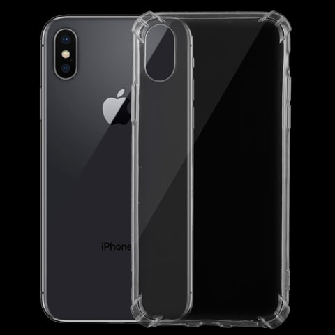 Per iPhone X Custodia protettiva morbida in TPU trasparente ultrasottile, iPhone X