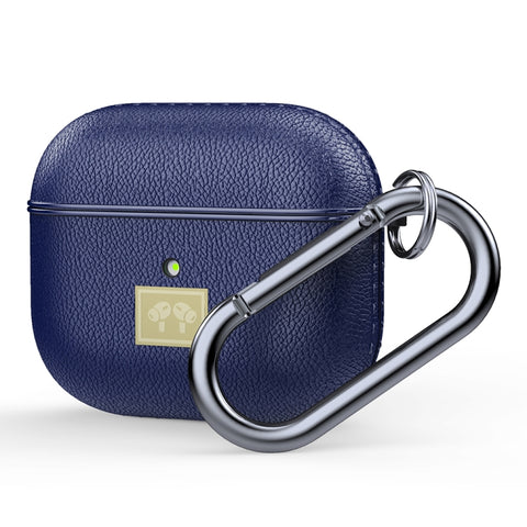 Custodia in pelle per AirPods 3 con gancio di sicurezza