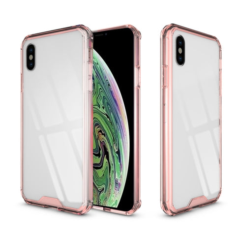 Per iPhone XS Max Custodia con armatura trasparente antiurto in acrilico + TPU, For iPhone XS Max