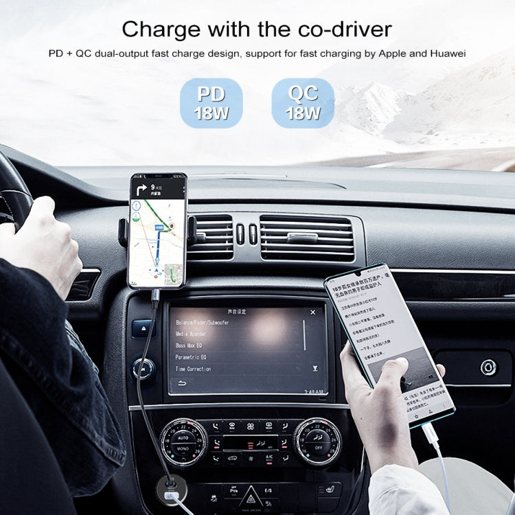 caricabatteria-da-auto-awei-c-822-18w-pd-8-pin-18w-qc-3-0-interfaccia-usb-c-822 - immagine 9