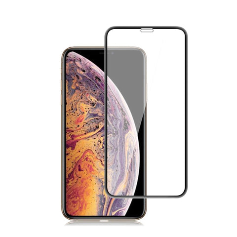 Per iPhone XS / X mocolo Pellicola in vetro temperato con bordo arrotondato 9H da 0,33 mm 9H, iPhone XS / X