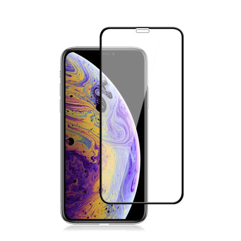 Per iPhone XS / X mocolo 0,33 mm 9H 2.5D Pellicola in vetro temperato con stampa serigrafica, iPhone XS / X