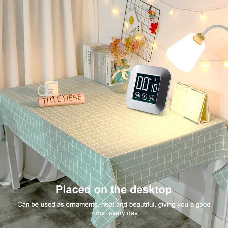 TS-83 Touch Timer Sveglia Cucina Alimenti LCD Schermo grande Conto alla rovescia Promemoria elettronico, TS-83