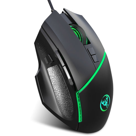 Mouse da Gioco HXSJ A876 Cablato Colorato con Luce Regolabile e 6400