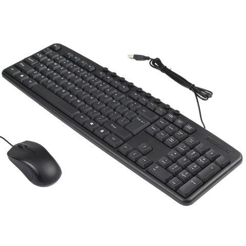 Set tastiera e mouse USB cablato KB-8377, KB-8377