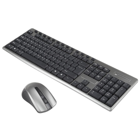 Set tastiera mouse wireless impermeabile da ufficio KB-6600 da 2,4 Ghz, KB-6600