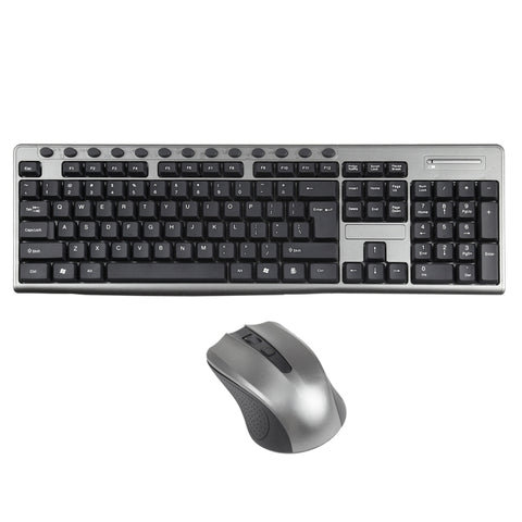 Set tastiera mouse wireless impermeabile da ufficio KB-6600 da 2,4 Ghz, KB-6600
