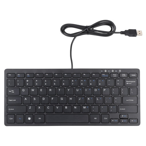 Tastiera cablata USB ultrasottile da 450 78 tasti