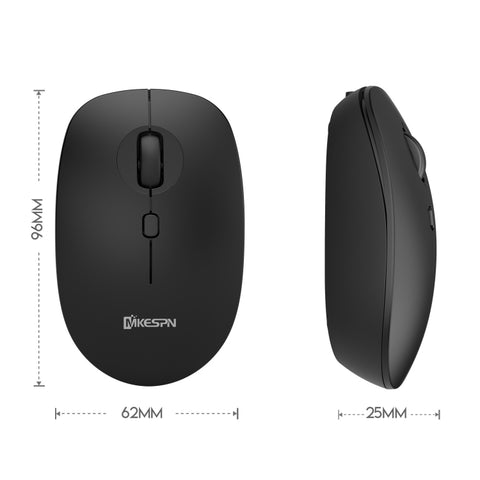 Mouse Wireless MKESPN 859 con Tre Modalità: 2.4G, BT5.0 e BT3.0