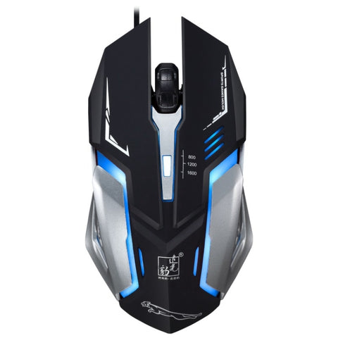 Mouse da Gioco Chasing Leopard K1 con LED e DPI 1600 USB