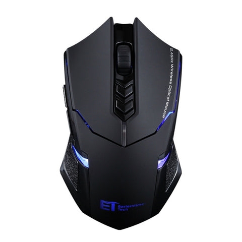 Mouse da gioco wireless ET X-08 - 7 tasti, 2400 DPI,