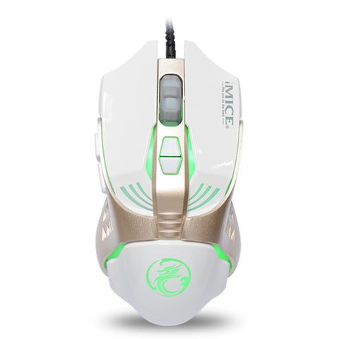 Mouse da Gioco Ottico iMICE V5 USB 7 Pulsanti 4000 DPI Cablato