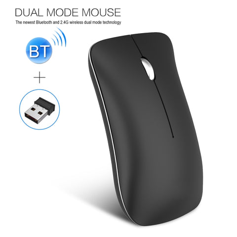 Mouse Ottico Ergonomico HXSJ T23 - Bluetooth 5.0, 3.0 e 2.4 GHz, 4
