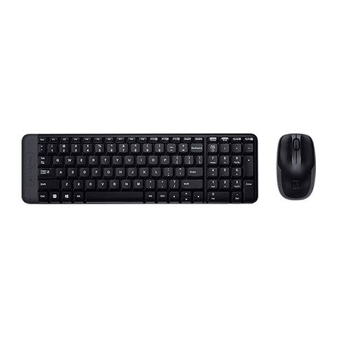 Set tastiera e mouse wireless Logitech MK220