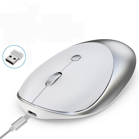 Mouse Bluetooth Wireless Silenzioso HXSJ T36 con Tre Modalità 2.4G e