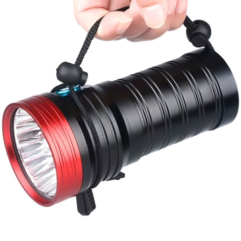 3 marce, DB18 18xT6, flusso luminoso: 5400lm Torcia LED, con 4 batterie 18650 - Novalix Store