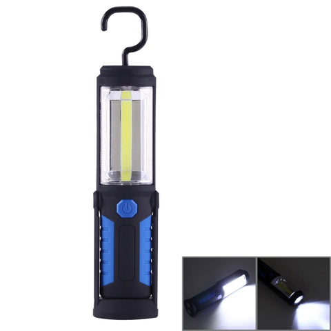 Luce portatile da lavoro emergenza 400 LM con ricarica USB e gancio