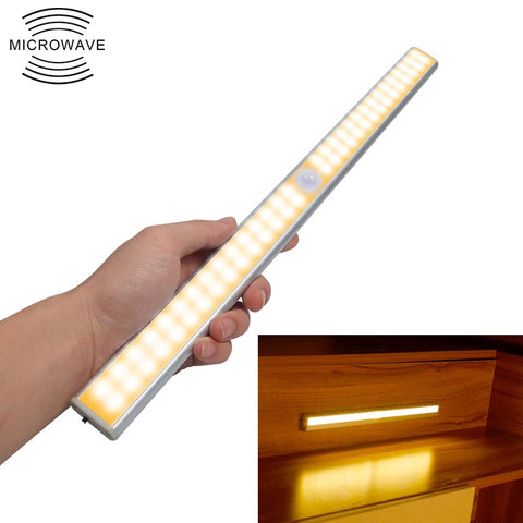 2.8W 40 LED Bianco caldo Ampio schermo Sensore intelligente del corpo umano Luce LED per armadietto del corridoio, Versione di ricarica USB, 2.8W 40 LEDs Warm White - Novalix Store