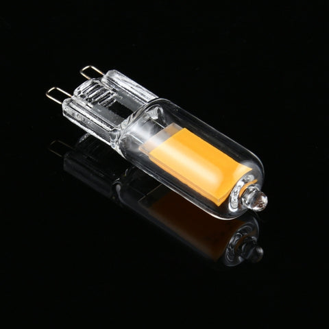 Lampadina LED G9 in vetro 2W con supporto dimmerabile - 220V