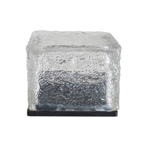 Lampada da giardino LED interrata solare in vetro temperato