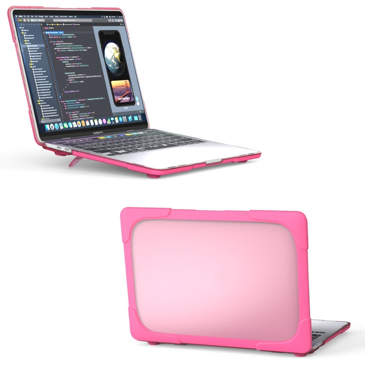 Per MacBook Pro 13 pollici 2022 e A2289 / A2251 / A2338 2020 PC + Custodia protettiva per laptop in due colori TPU