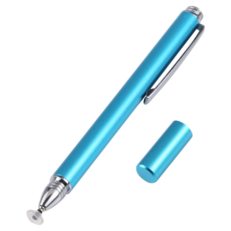 Penna stilo capacitiva universale con pennino a disco in silicone, Stylus Gold, Stylus Blue, Stylus Purple, Stylus Red, Stylus Rose Red, Stylus Silver, Stylus Sky Blue, Stylus Black, Stylus Green