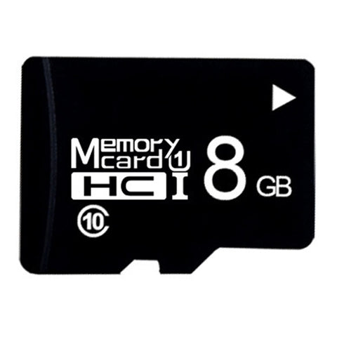 Scheda di memoria TF (Micro SD) nera ad alta velocità Classe 10 da 8 GB, 8GB