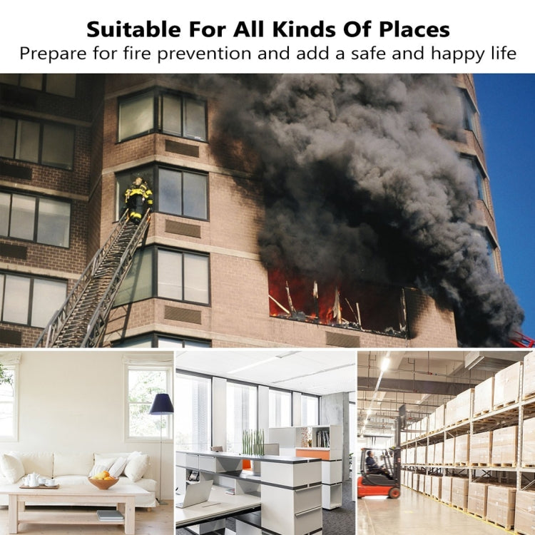 Rilevatore di fumo fotoelettrico con indicatore LED rosso