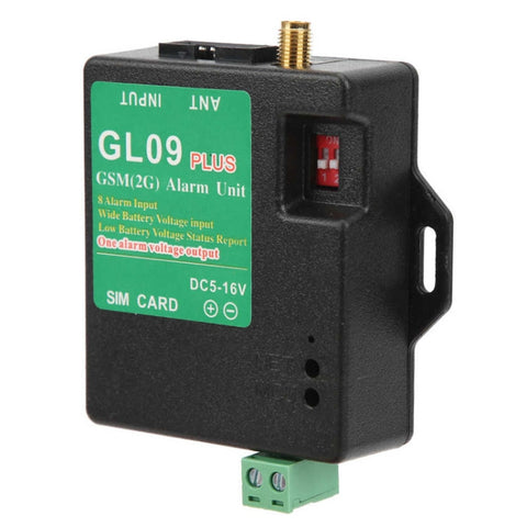 Modulo di allarme GSM GL09 PLUS con monitoraggio a 8 canali e basso