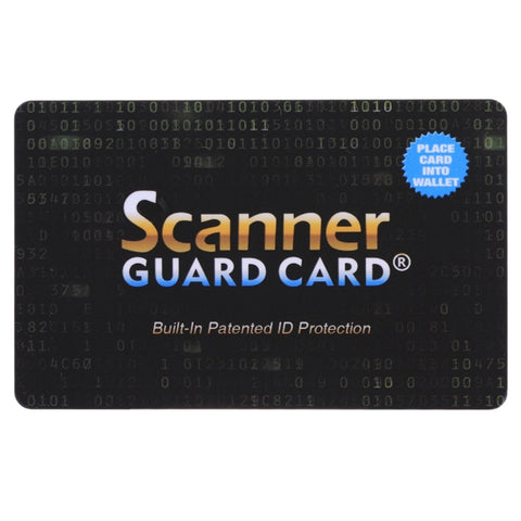 Scheda di blocco RFID per scanner Guard Card da 100 pezzi, protezione ID brevettata integrata, 100 PCS
