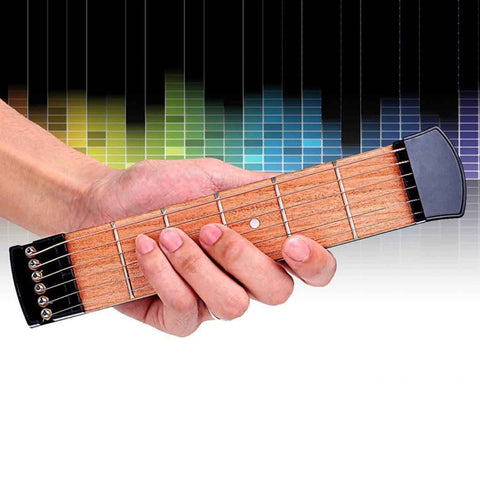 Strumento Portatile per Esercitazioni di Chitarra con 6 Tasti -
