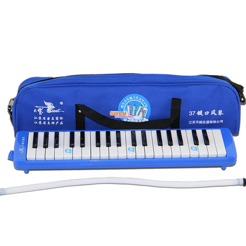 Swan SW37J Fisarmonica a 37 tasti Melodica Pianoforte orale Studente per bambini Strumenti musicali per principianti, SW37J 37-Keys Polyphonic Harmonica