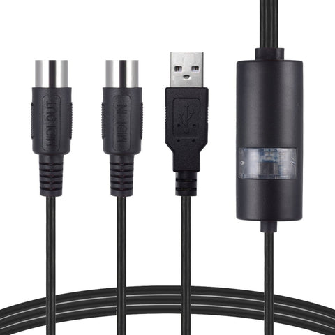 cavo-midi-usb-wersi-um-18-cavo-midi-midiport-piano-elettrico-linea-di-editing-musicale-per-batteria-elettronica-lunghezza-2-m - immagine 1