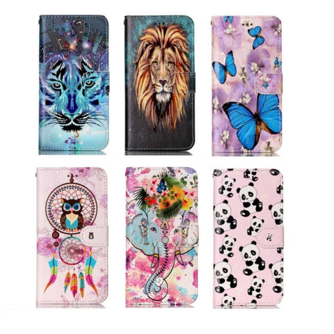 Per Huawei P10 Custodia in pelle a fogli mobili orizzontali con motivo floreale in rilievo a olio lucido con supporto, slot per carte, portafoglio e cornice per foto, For Huawei P10, For P10
