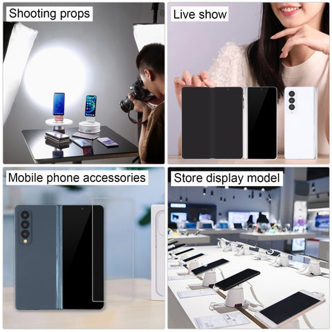 Per Samsung Galaxy Z Fold4 Modello di display fittizio falso con schermo nero non funzionante, For Samsung Galaxy Z Fold4 Black Screen