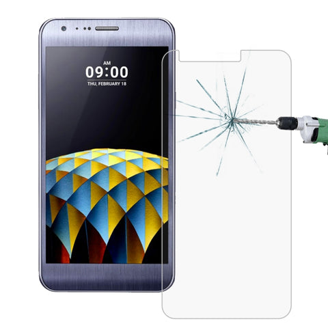 Per LG X Cam 0,26 mm 9H Durezza superficiale 2,5D Pellicola per schermo in vetro temperato antideflagrante
