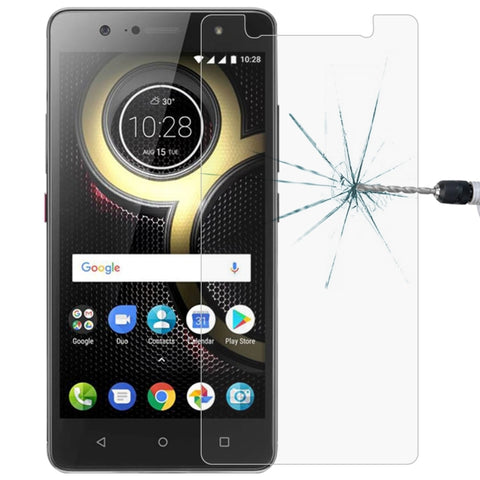 Pellicola in vetro temperato 9H 2.5D da 0,26 mm per Lenovo K8 Plus, For K8 Plus