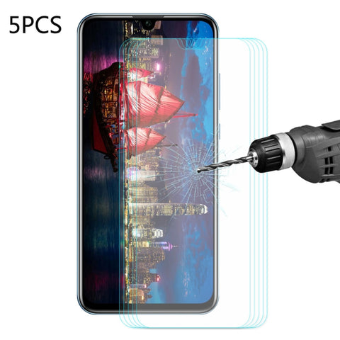 5 PZ ENKAY Hat-prince 0.26mm 9H 2.5D Pellicola in vetro temperato con bordo curvo per Huawei Honor 10 Lite, For Honor 10 Lite - Novalix Store