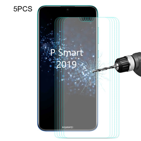 5 PZ ENKAY Hat-prince 0.26mm 9H 2.5D Pellicola in vetro temperato con bordo curvo per Huawei P Smart (2019), Huawei P Smart (2019) - Novalix Store